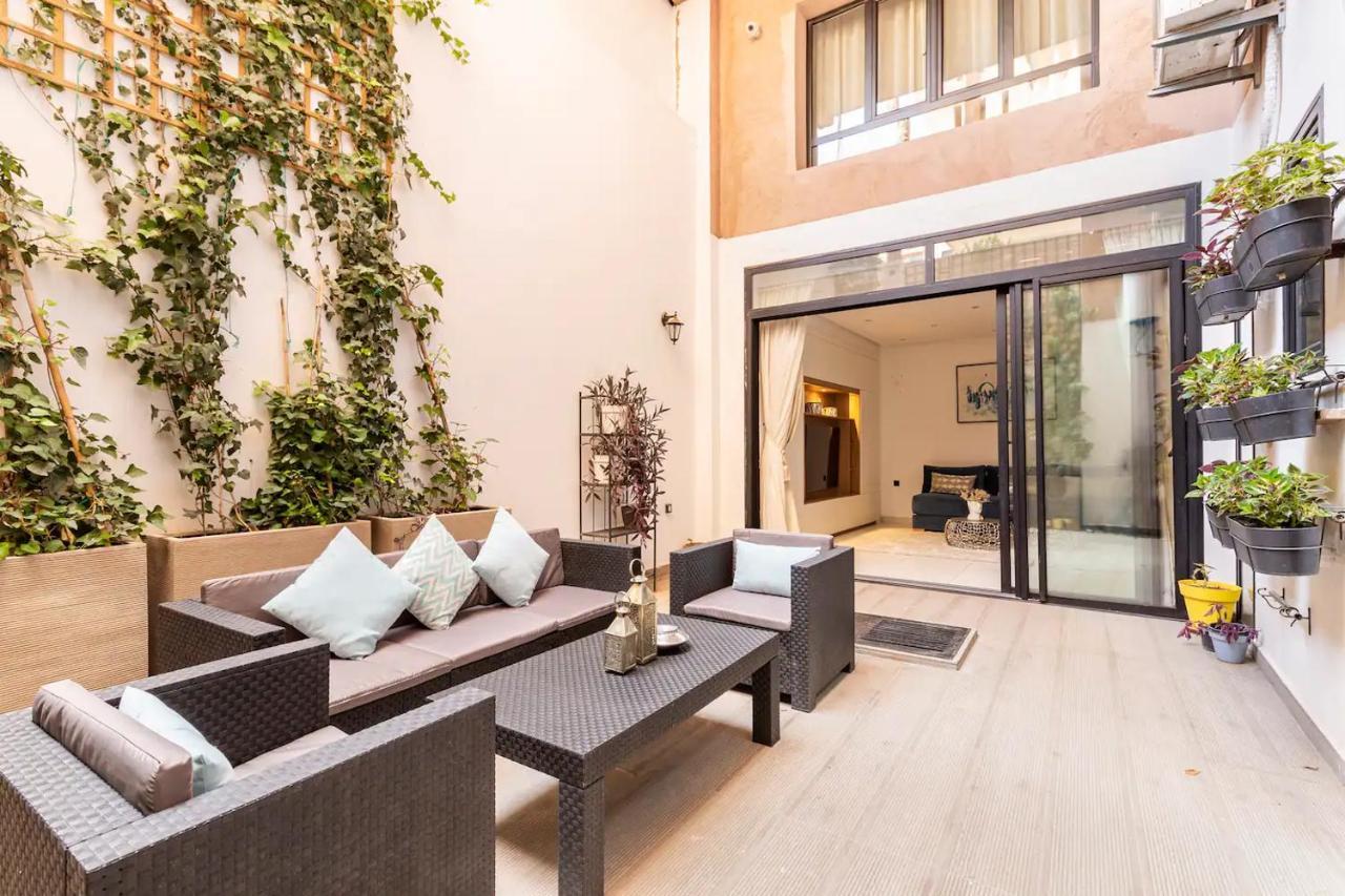 Ferienwohnung Loft Duplex Familial 200M2 Neuf - Centre Gueliz Marrakesch Exterior foto
